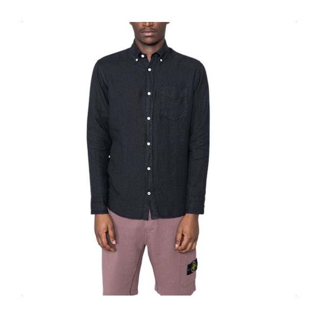 Levon Linen Shirt - Black