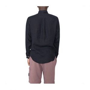 Levon Linen Shirt - Black