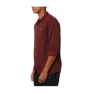 Men At Work Bedford Mandala Shirt - Burgundy
