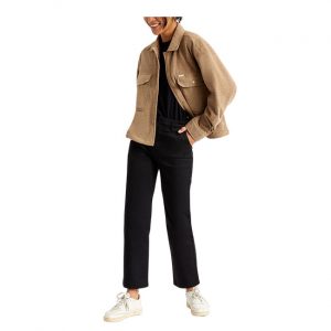 Bowery W LS Arctic Stretch FL - Oatmeal