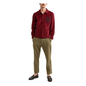 Corduroy LS Shirt - Mineral Red