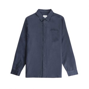 Rhythm Classic Linen LS Shirt - Worn Navy