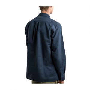 Rhythm Classic Linen LS Shirt - Worn Navy