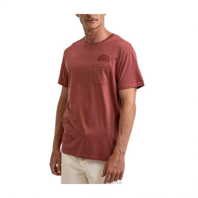 La Jolla SS Pocket T-Shirt - Mineral Red