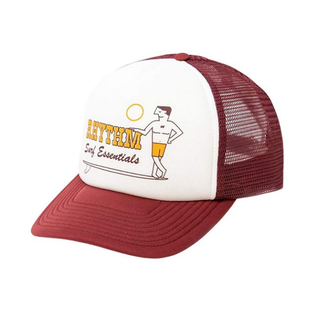 Oceanside Trucker Cap - Mineral Red