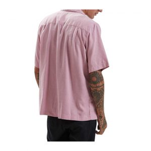 Daily Hemp Cuban Short Sleeve Shirt - Smokey Pink