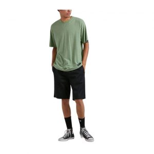 Afends Dendy Hemp Elastic Waist Short - Black