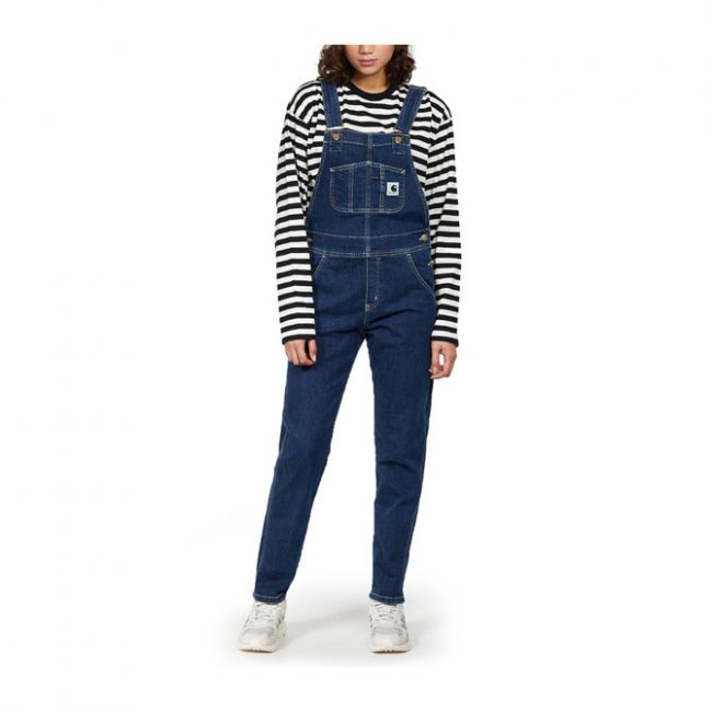 W' Bib Overall - Blue Stone Washed