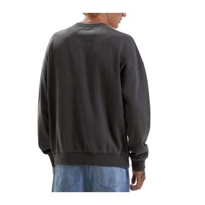 Cadet - Hemp Crew Neck Jumper - Stone Black