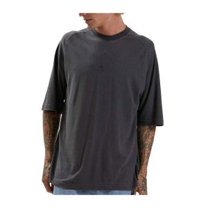 Cadet Hemp Raglan Tee - Stone Black