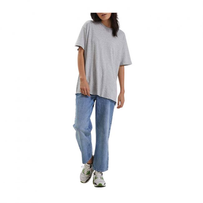 Slay - Hemp Oversized Tee - Grey Marle