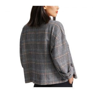 Bowery W LS Flannel - Black