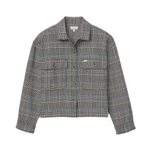 Bowery W LS Flannel - Black