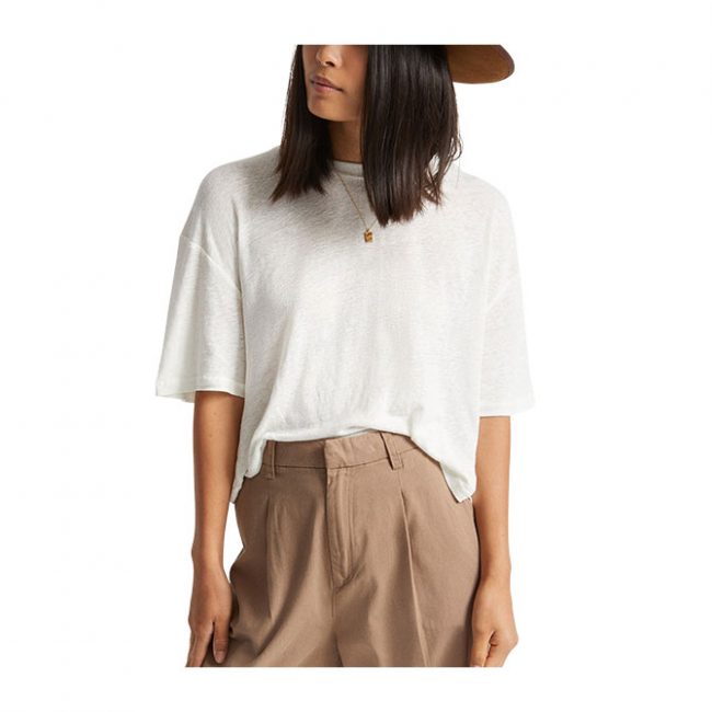 Brixton Montauk Skimmer Tee - Off White