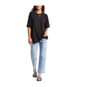 Brixton Montauk Oversized Tee - Black