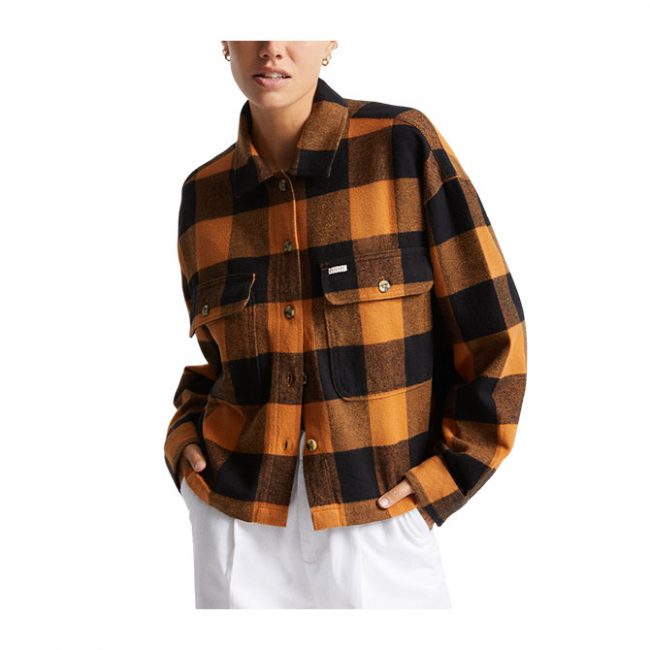 Bowery Fleece W L/S Flannel - Lion