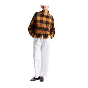 Bowery Fleece W L/S Flannel - Lion
