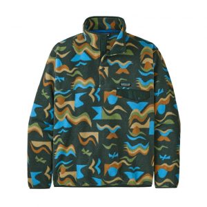 Patagonia Men's LW Synch Snap-T P/O - Artic Collage: Northern Green