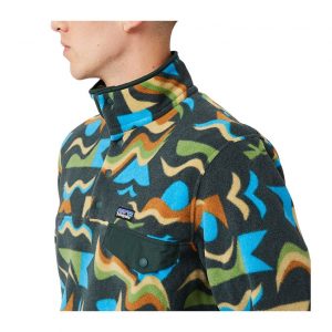 Patagonia Men's LW Synch Snap-T P/O - Artic Collage: Northern Green