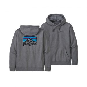 Patagonia Men's Fitz Roy Horizons Uprisal Hoody Gravel Heather