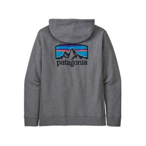 Patagonia Men's Fitz Roy Horizons Uprisal Hoody Gravel Heather