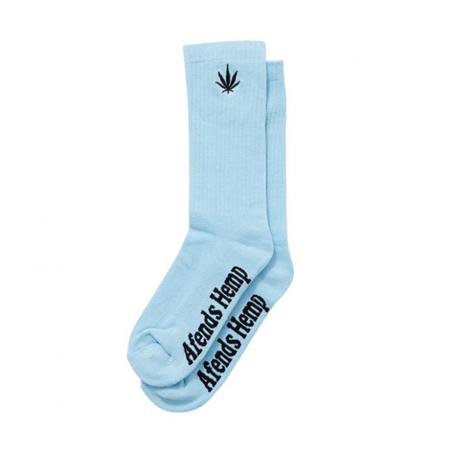 Happy Hemp Socks One Pack - Sky Blue