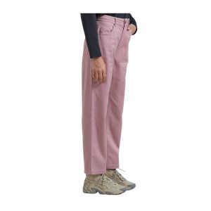 Afends Shelby Hemp Twill High Waist Wide Leg Pant - Blush