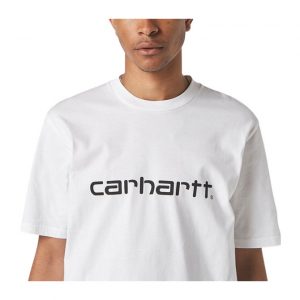 Carhartt S/S Script T-Shirt - White/Black