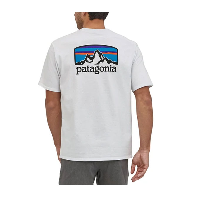 Patagonia Men's Fitz Roy Horizons Responsibili-Tee - White - Hemley ...