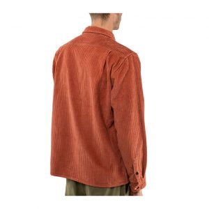 Rhythm Corduroy LS Shirt - Brick