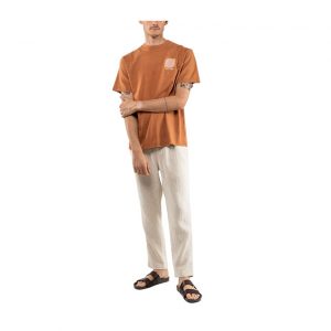 Rhythm Textured Linen Wayfarer Pant - Natural