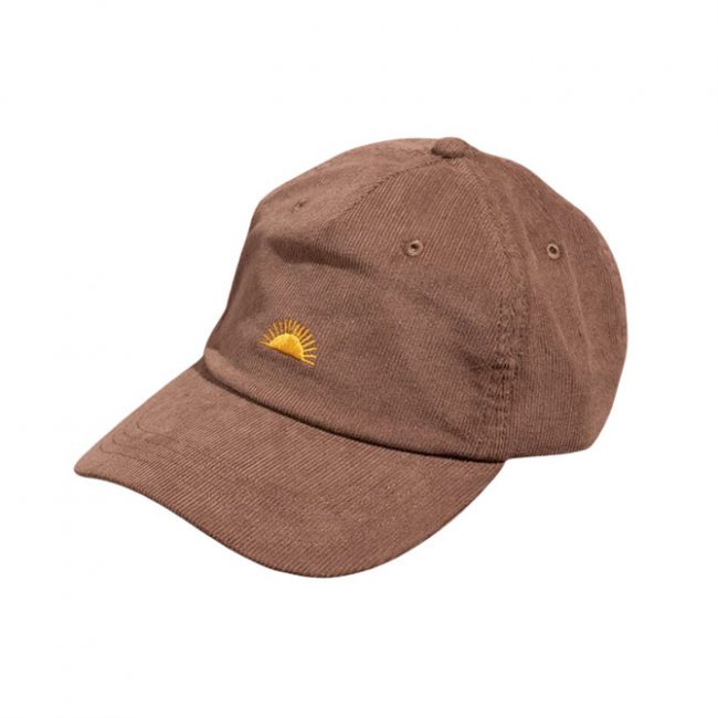 Cord Sun Cap - Chocolate