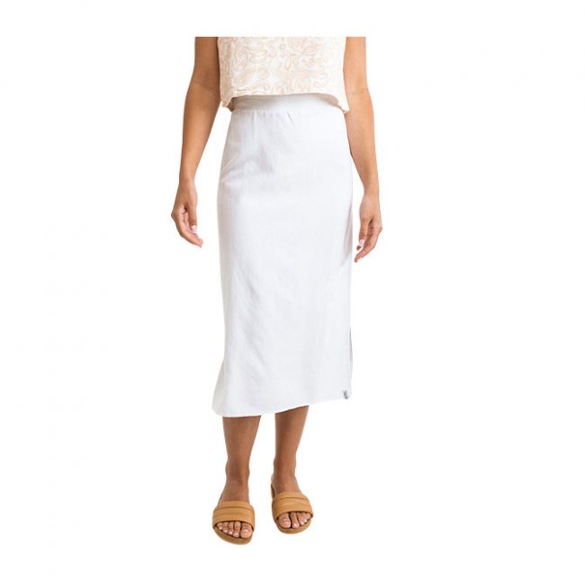 Rhythm Serena Midi Skirt - White