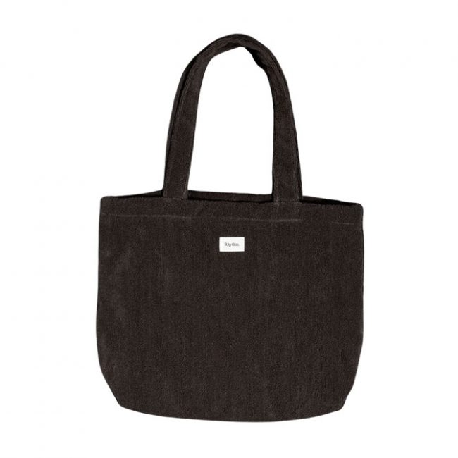 Rhythm Wavy Border Beach Tote - Vintage Black