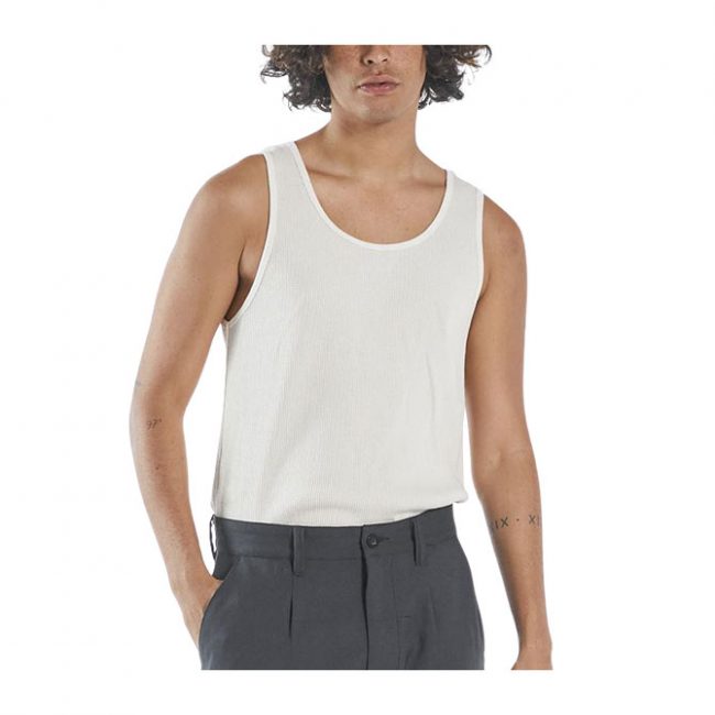 Waffle Singlet - Unbleached