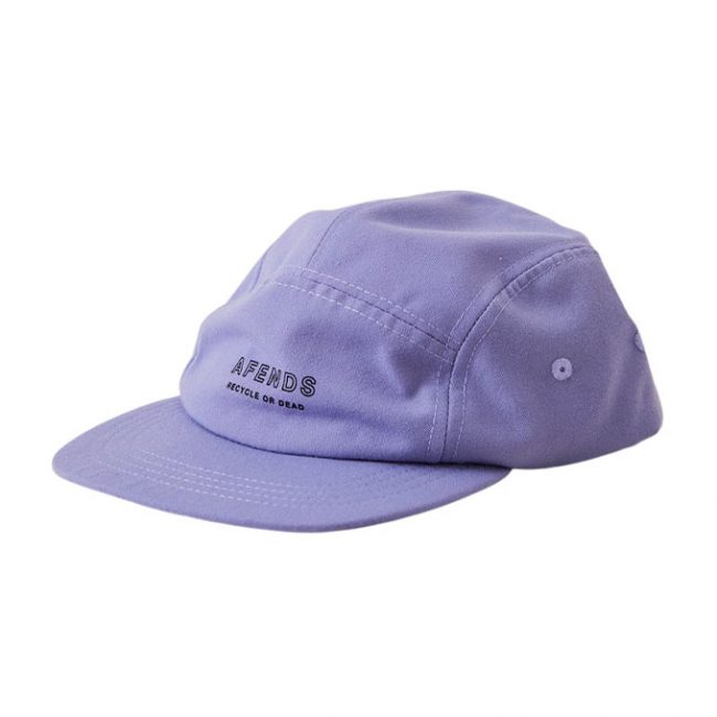 Misprint Organic Panelled Cap - Violet