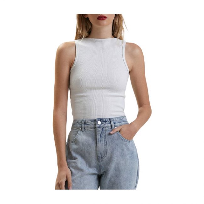 Unknown - Hemp Ribbed Tank - Off White