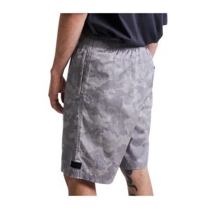 Afends Cadet Ninety Eights Elastic Waist Short - Camo