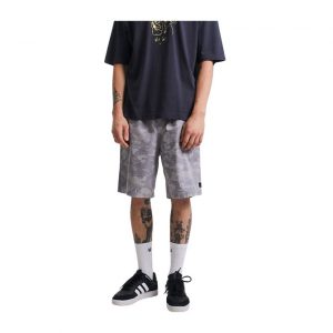 Afends Cadet Ninety Eights Elastic Waist Short - Camo