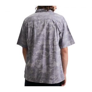 Afends Cadet Unisex Organic Short Sleeve Shirt - Camo