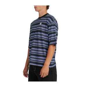 Daxton - Hemp Stripe Retro Fit Tee - Black