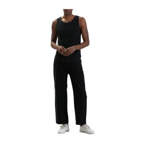 Foundation - Hemp Rib Singlet - Black