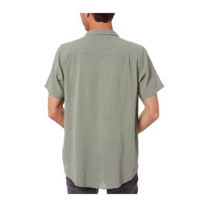 Rollas Bon Crepe Shirt - Moss