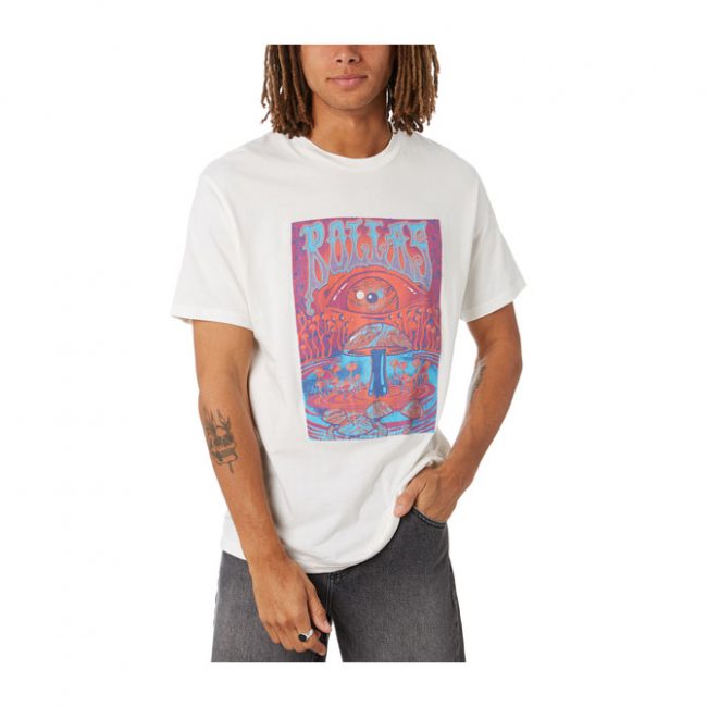 Old Mate Acid Shroom Tee - Vintage White