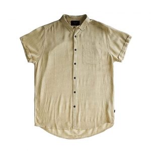 Rollas Beach Boy Shirt Micro Check - White