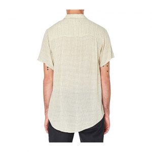 Rollas Beach Boy Shirt Micro Check - White