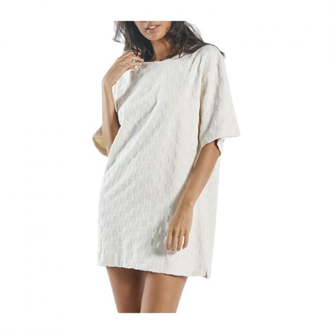 Aalto Terry Dress - Unbleached