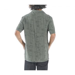 Thrills Brigade Bowling Shirt - Army Green