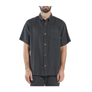 Thrills Hemp Minimal Thrills Short Sleeve Shirt - Black