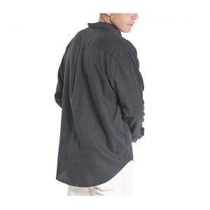 Thrills Hemp Minimal Thrills Oversize Long Sleeve Shirt - Black